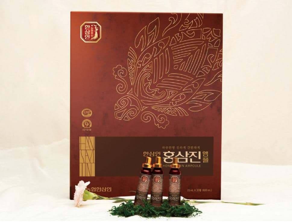 HANSAMIN RED GINSENG AMPOULE Korean Health Drink Supplement